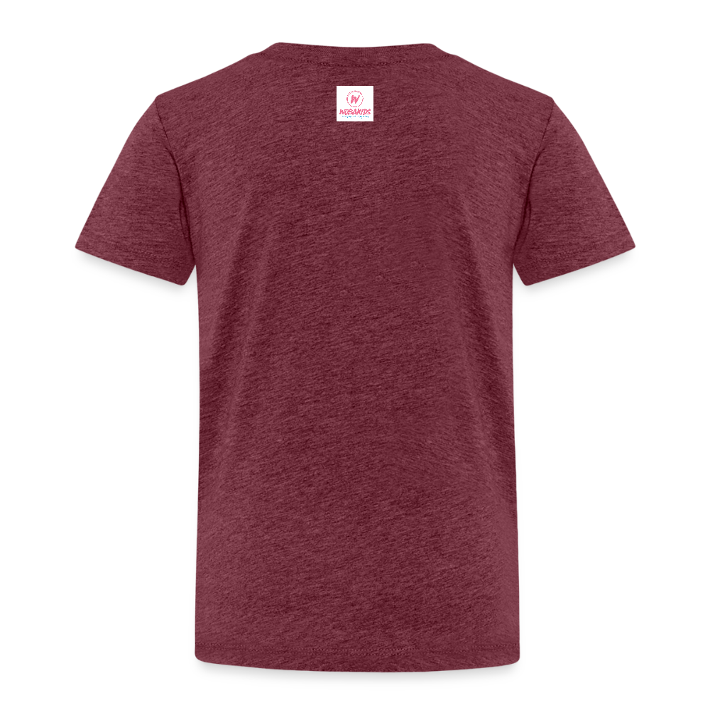 T-shirt Premium Enfant - rouge bordeaux chiné