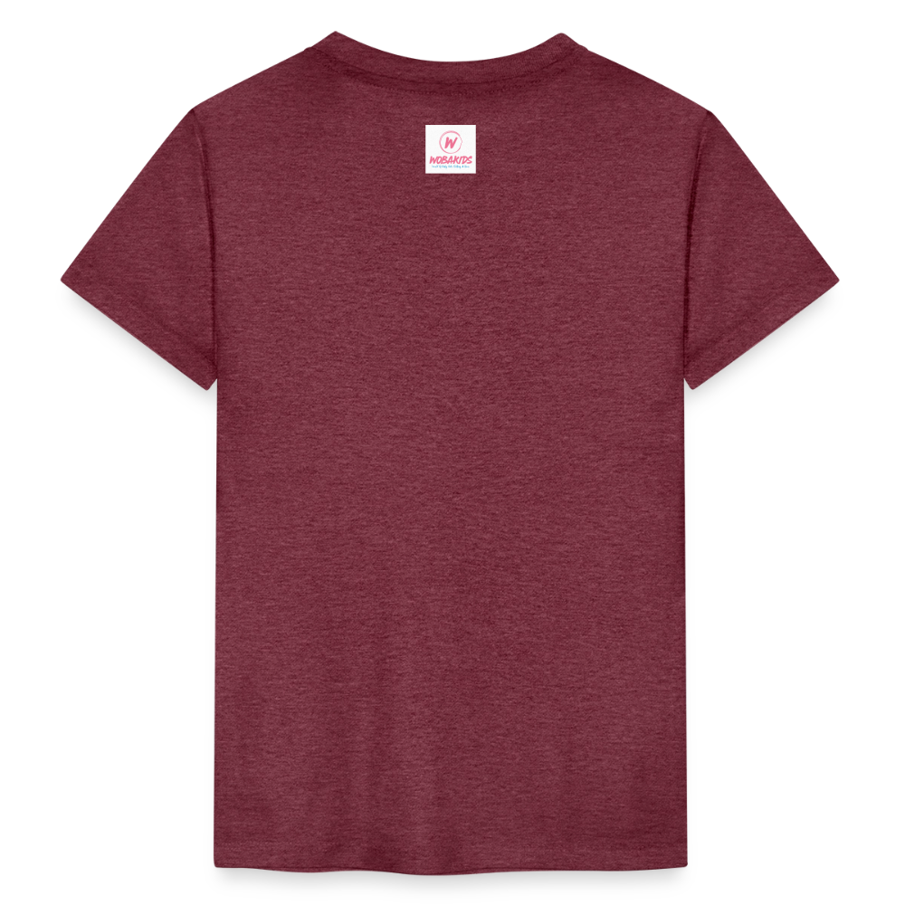 T-shirt Premium Enfant - rouge bordeaux chiné