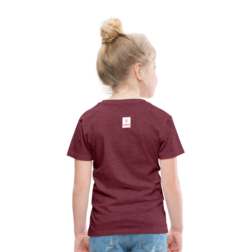 T-shirt Premium Enfant - rouge bordeaux chiné