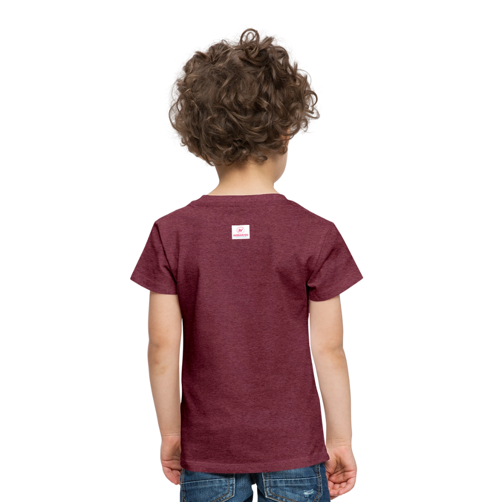 T-shirt Premium Enfant - rouge bordeaux chiné
