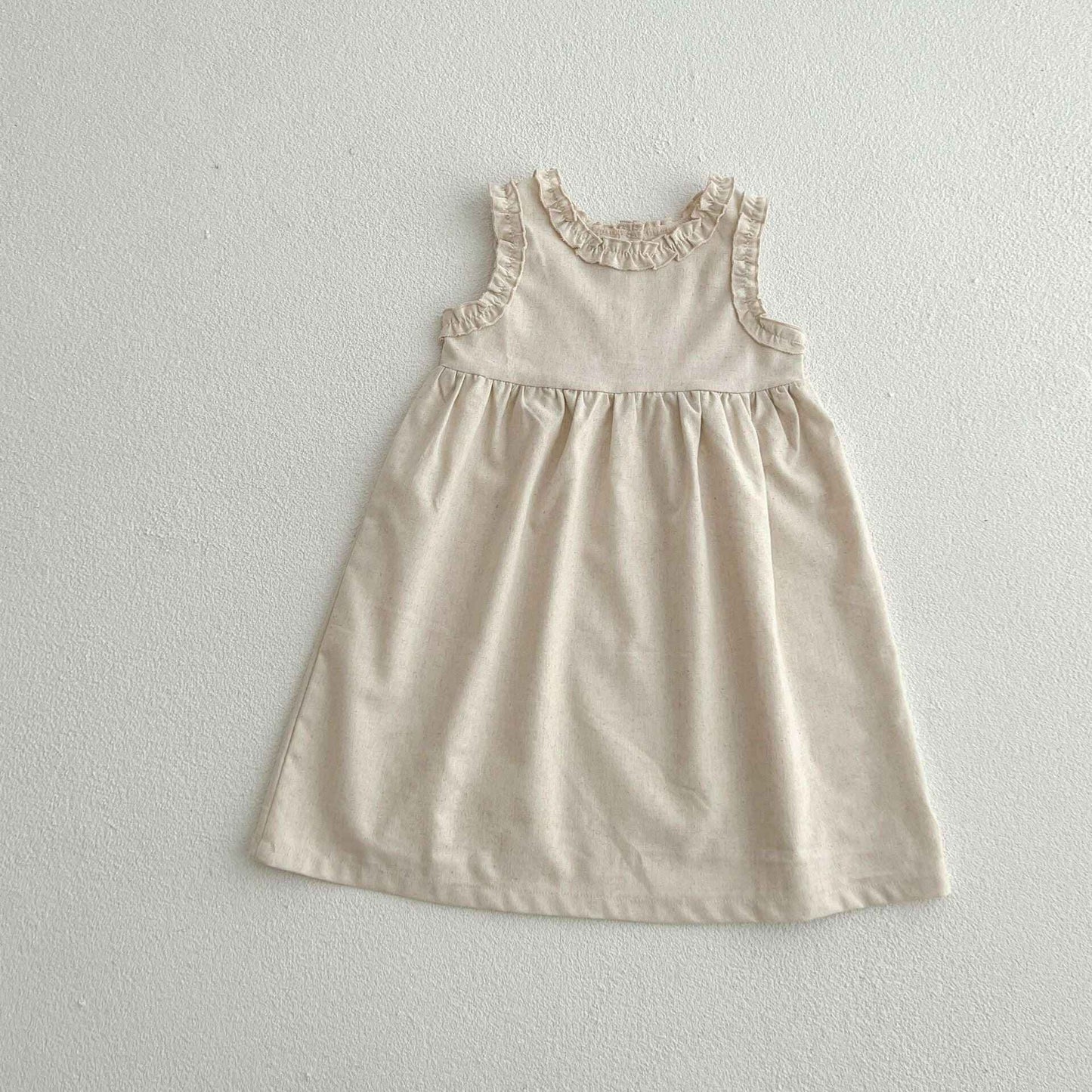 Baby Girl Vest Romper Tree Fungus-like Lacework Mori Style Princess Dress