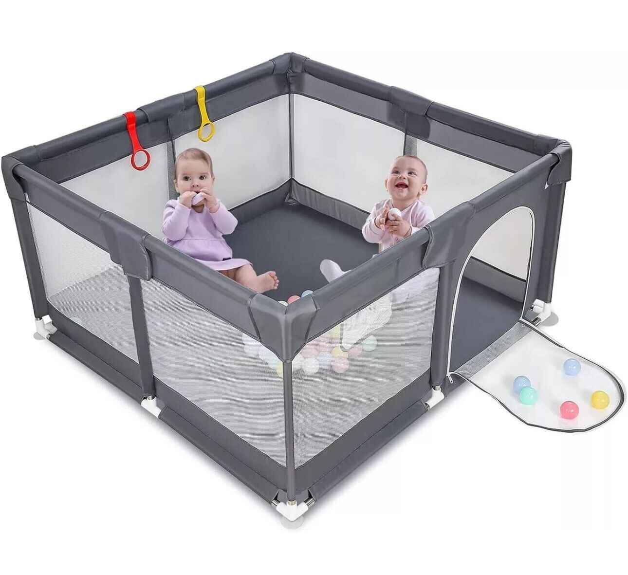 Large Baby Playpen Kids Toddlers Infant Activity Center Saftety Play Fence Yard
