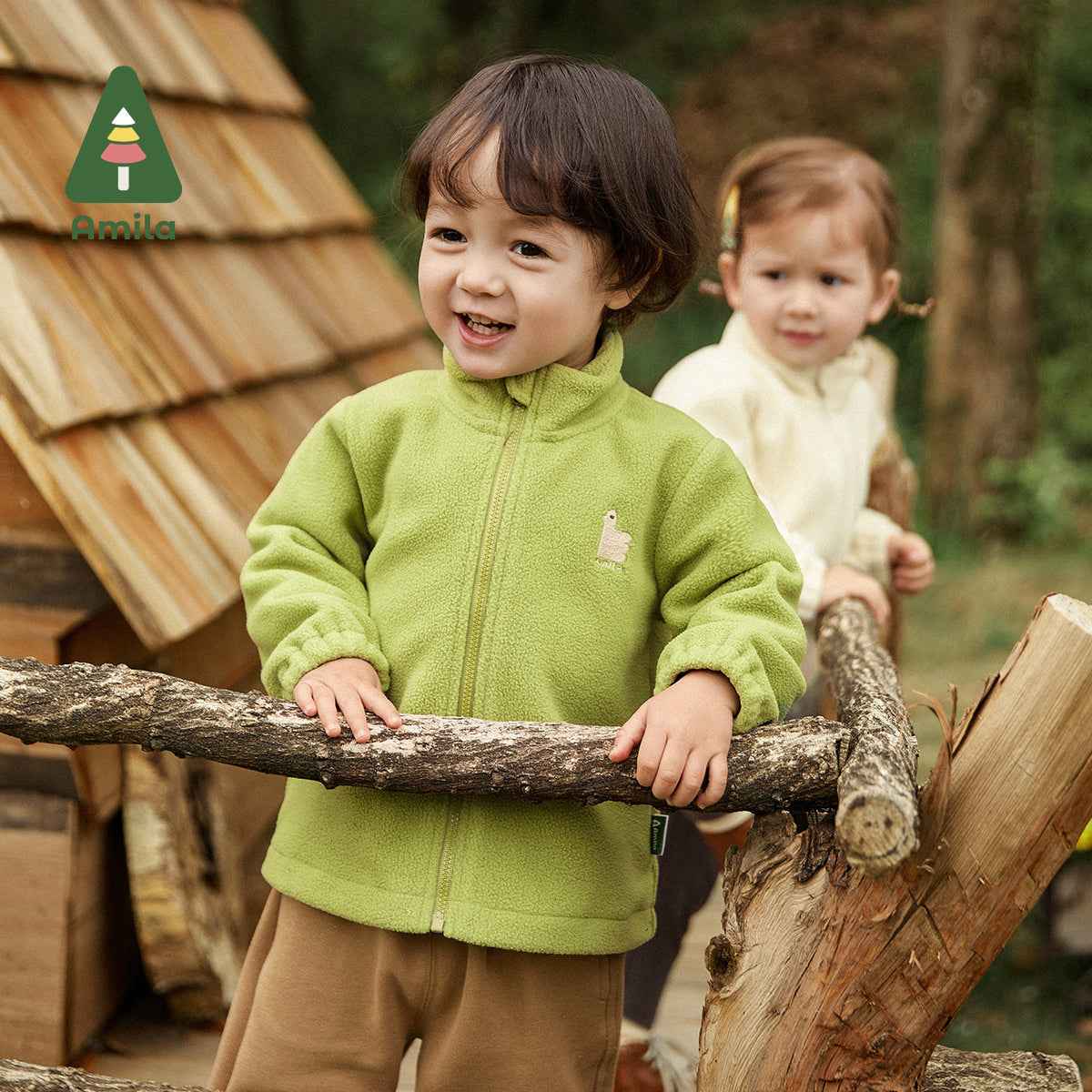 Children's Clothing Autumn Coat Autumn 3 In 1 Two-Piece Set Of Polar Fleece Inner Liner Girls Top