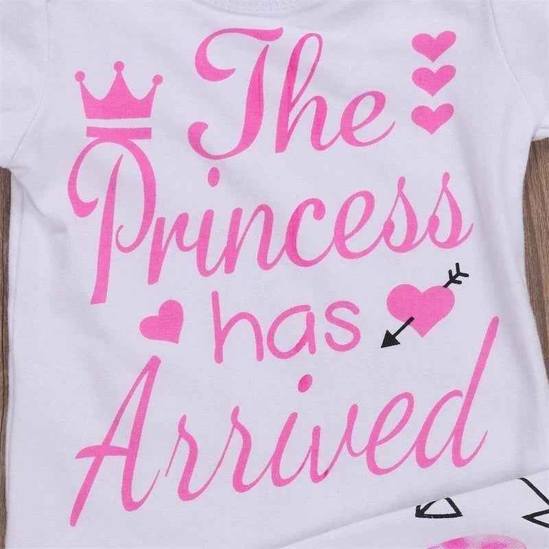 4PCS Newborn Kids Baby Girl Outfits Clothes Romper Bodysuit Pants Outfits Set