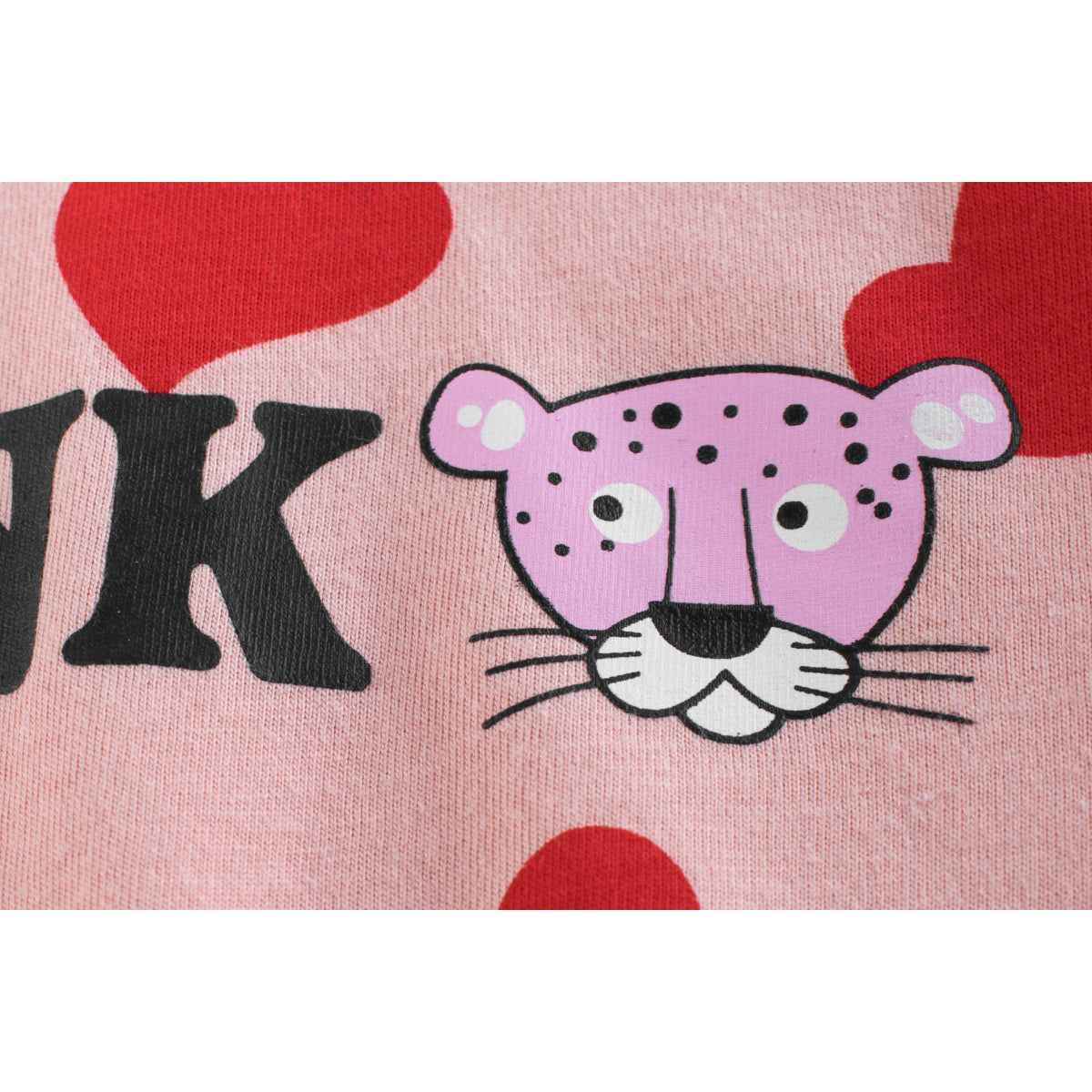 Baby Girls Heart Print Round Collar Short-Sleeved Tee Shirts